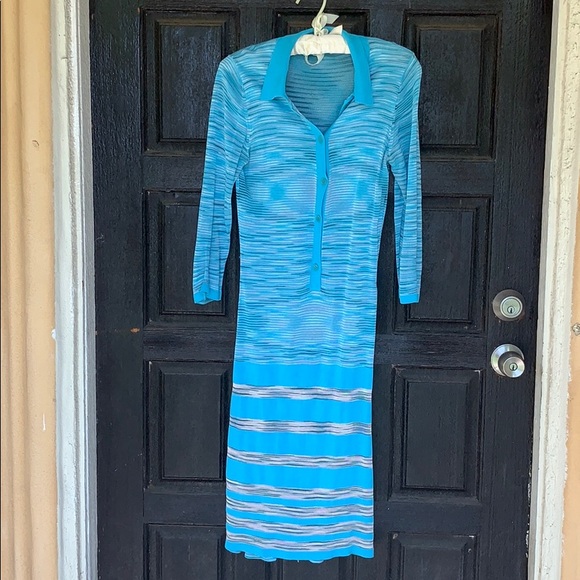 Missoni Dresses & Skirts - Missoni Blue light silk dress